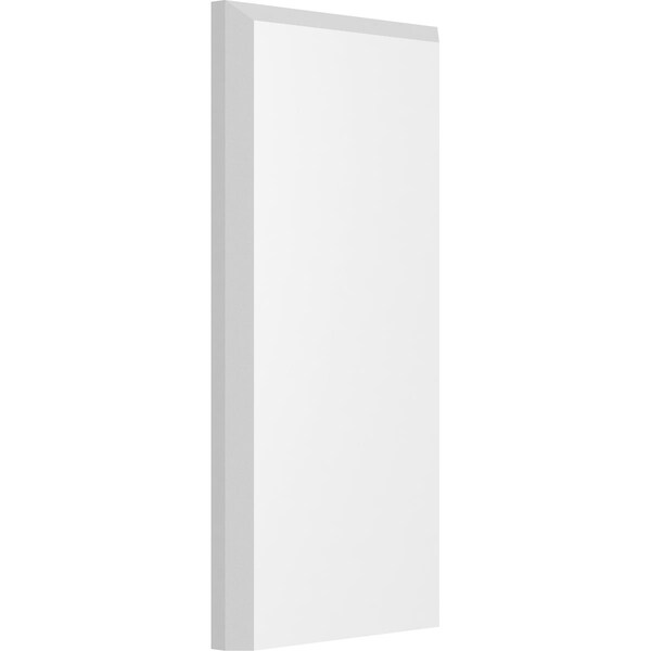 Ekena Millwork Standard Foster Plinth Block with Beveled Edge, 4"W x 8"H x 1/2"P PBP040X080X050FOS01 - main